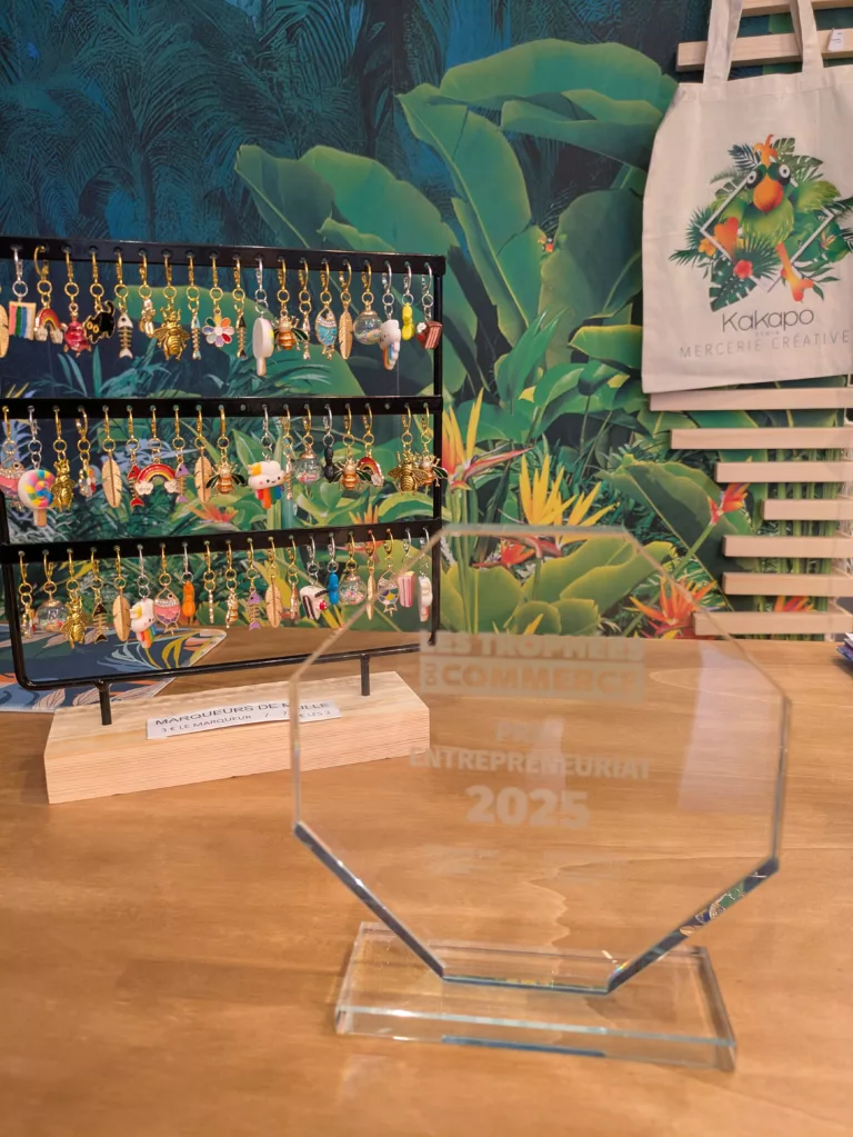 Prix de l'entrepreneuriat 2025 décerné à Kakapo Store par la CCI Aix-Marseille Provence.