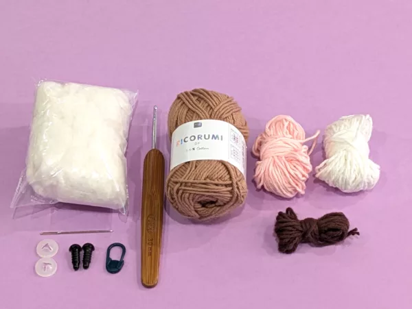 rosa capybara kit crochet kakapo marseille