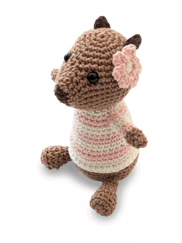 rosa la capybara kit crochet amigurumi kakapo marseille