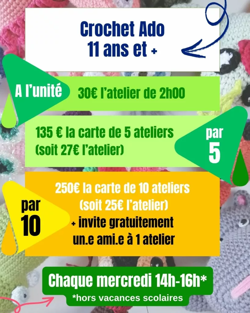 Tarifs_ateliers_crochet_ado_Kakapo_Marseille