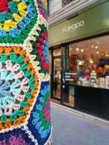 Gros plan de grannys hexagones à Marseille